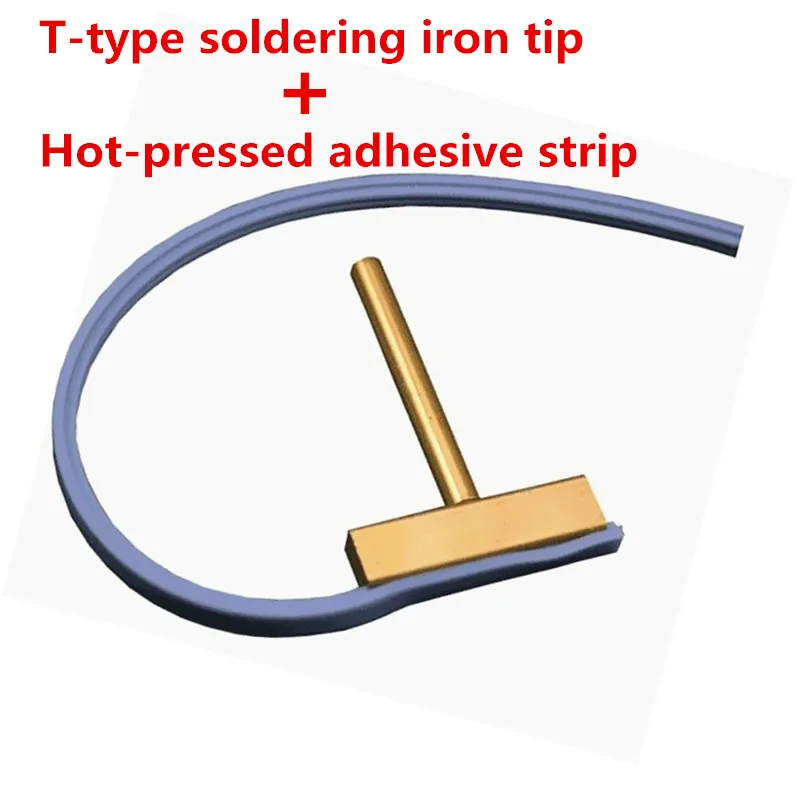 Punta per saldatore a T 30W 40W 60W Watt linea schermo LCD testa di pressatura a caldo per cavo a nastro riparazione pixel barra di pressatura a