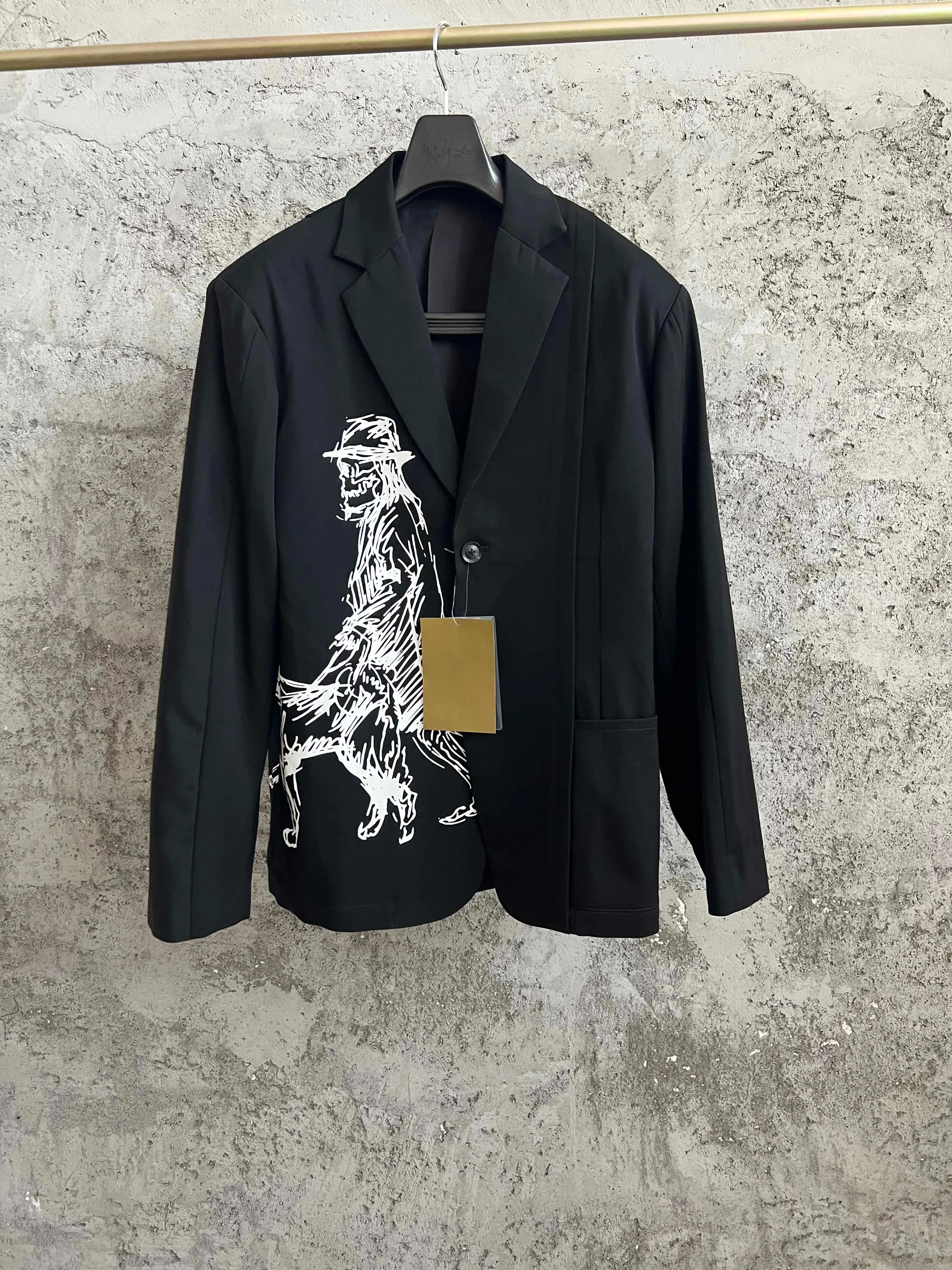 YAMAMOTO-Style Coat 2026 Men Suit Male Unisex Casual New In Suits & Blazer For Men Jacket Lead A Dog Oversize Blazers For Woman