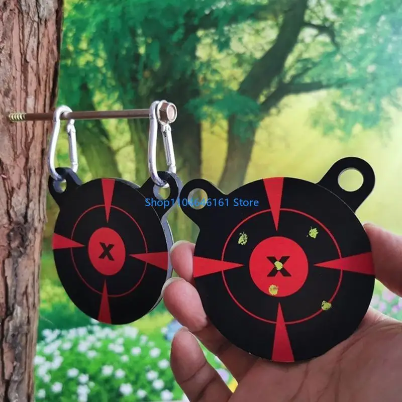 

Мишень для пневматического пистолета с наклейками на мишень с брызгами, привинченная толстая 3-дюймовая мишень для улицы