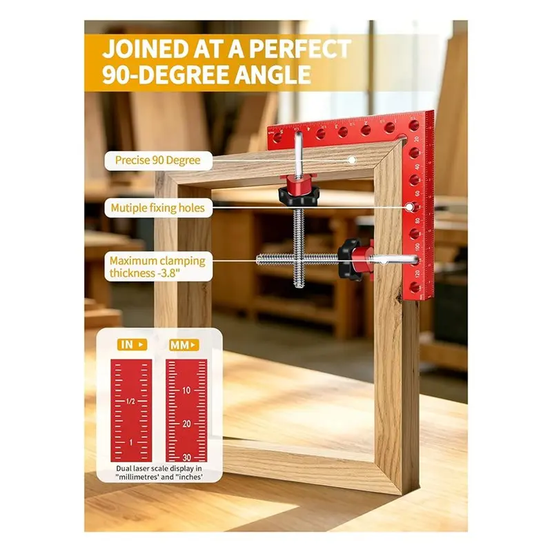 A27F-Aluminum Corner Clamps, 5.5