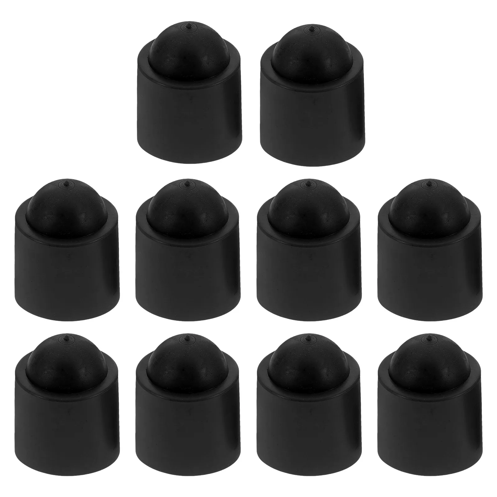 

10pcs Billiard Cue Protective Cover Rubber Sleeve Pool Stick Tail Protector Durable Stylish Wide Compatibility Easy Installation