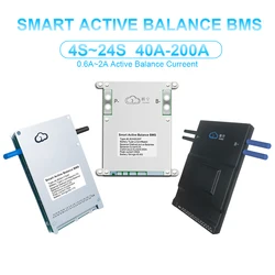 JK Smart BMS Active Balance 4-8S 8-24S 40A 60A 80A 100A 120A 150A 200A 300A BMS For Li-ion Lifepo4 LTO Batery For Energy Storage