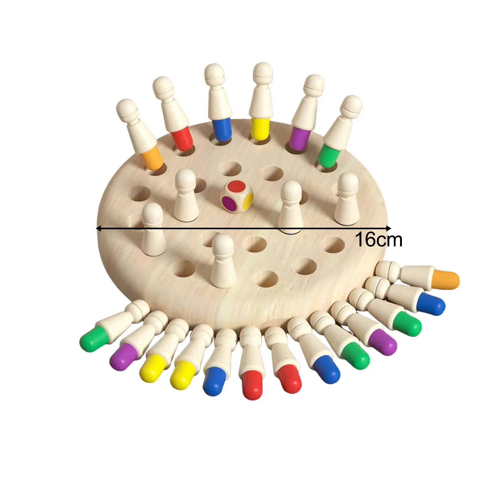 Montessori combinando varas brinquedo montessori memória de madeira jogo de xadrez correspondente