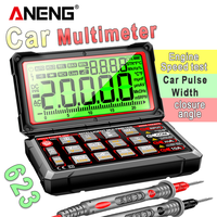 Digital Car Multimeter ANENG 623 Engine speed test Auto AC/DC Voltage/Current Ohm meters Capacitance Car Pulse Width Test Tools