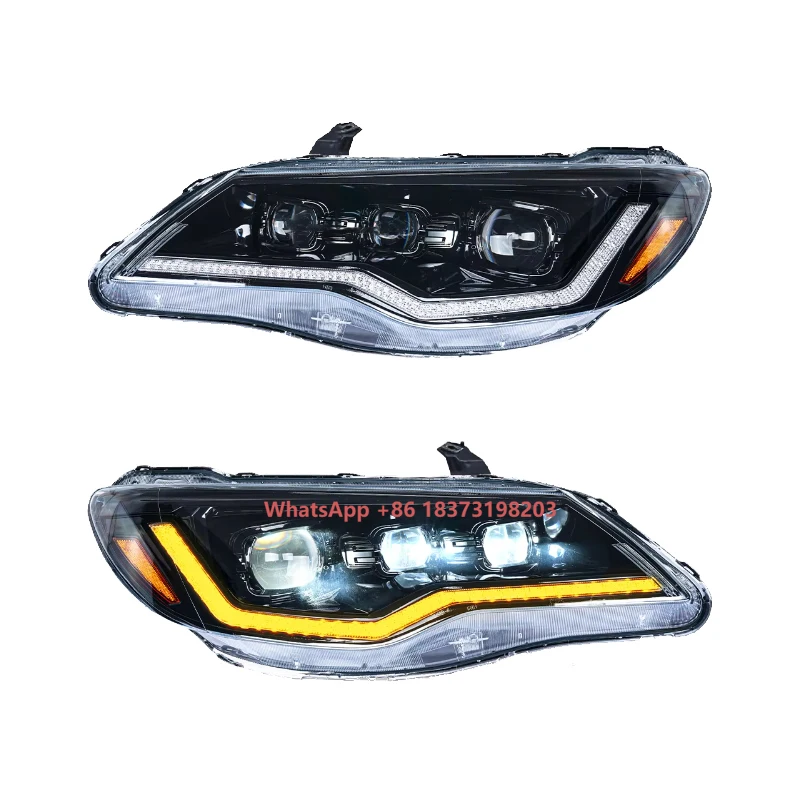 

Для Honda Civic CIIMO FD2 2012 2015, фара, обновленная светодиодная автомобильная фара, DRL, фара Fd
