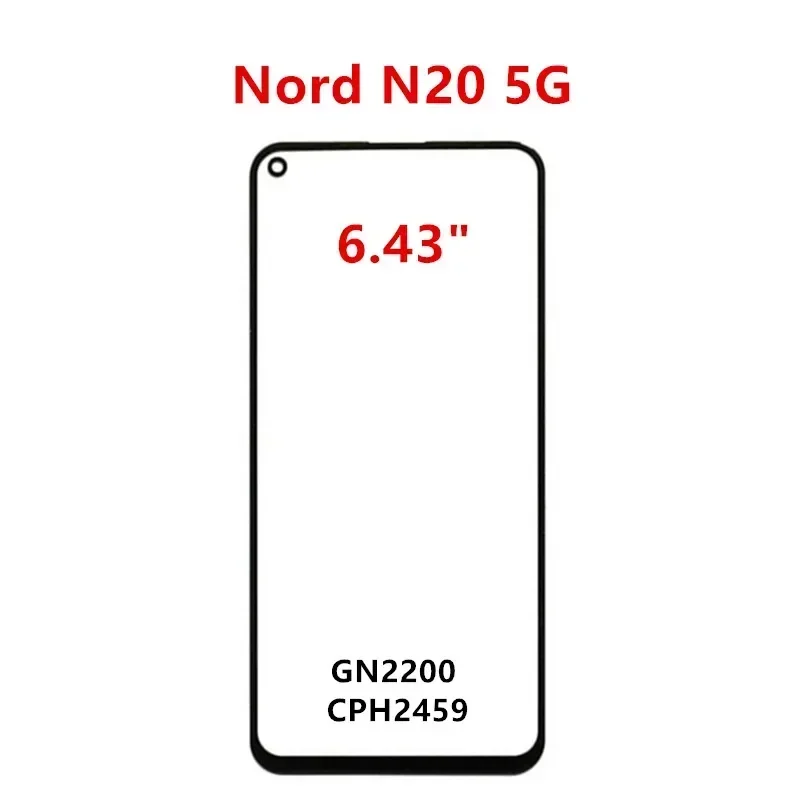 شاشة تعمل باللمس ل Oneplus Nord 3 CE 2 3 Lite N20 SE N30 N300 5G اللوحة الأمامية شاشة الكريستال السائل خارج غطاء زجاجي إصلاح أجزاء + OCA