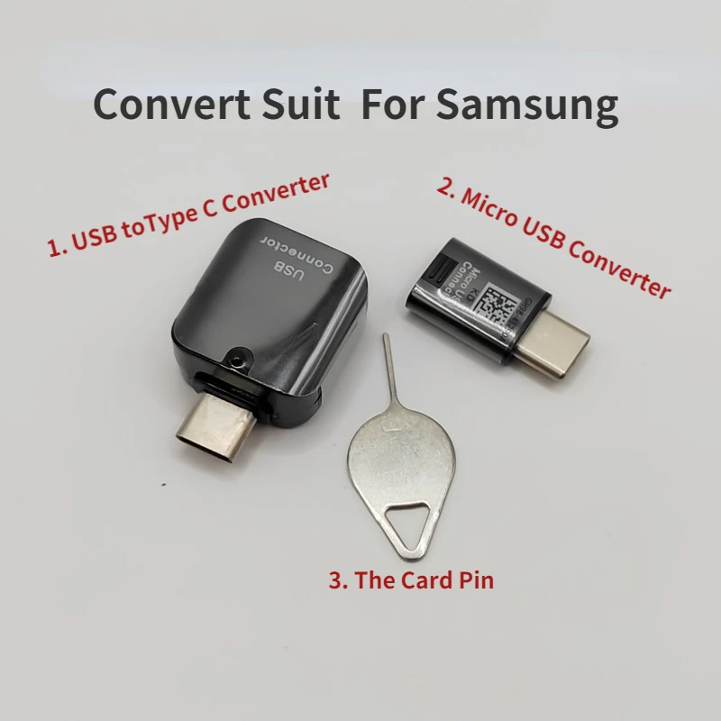 USB 3.0 To Type C OTG Adapter for Samsung Galaxy For Galaxy Note 20 Ultra Note10+ S10e A71 A80 A70 Tab S7 S6 USB To Type C OTG