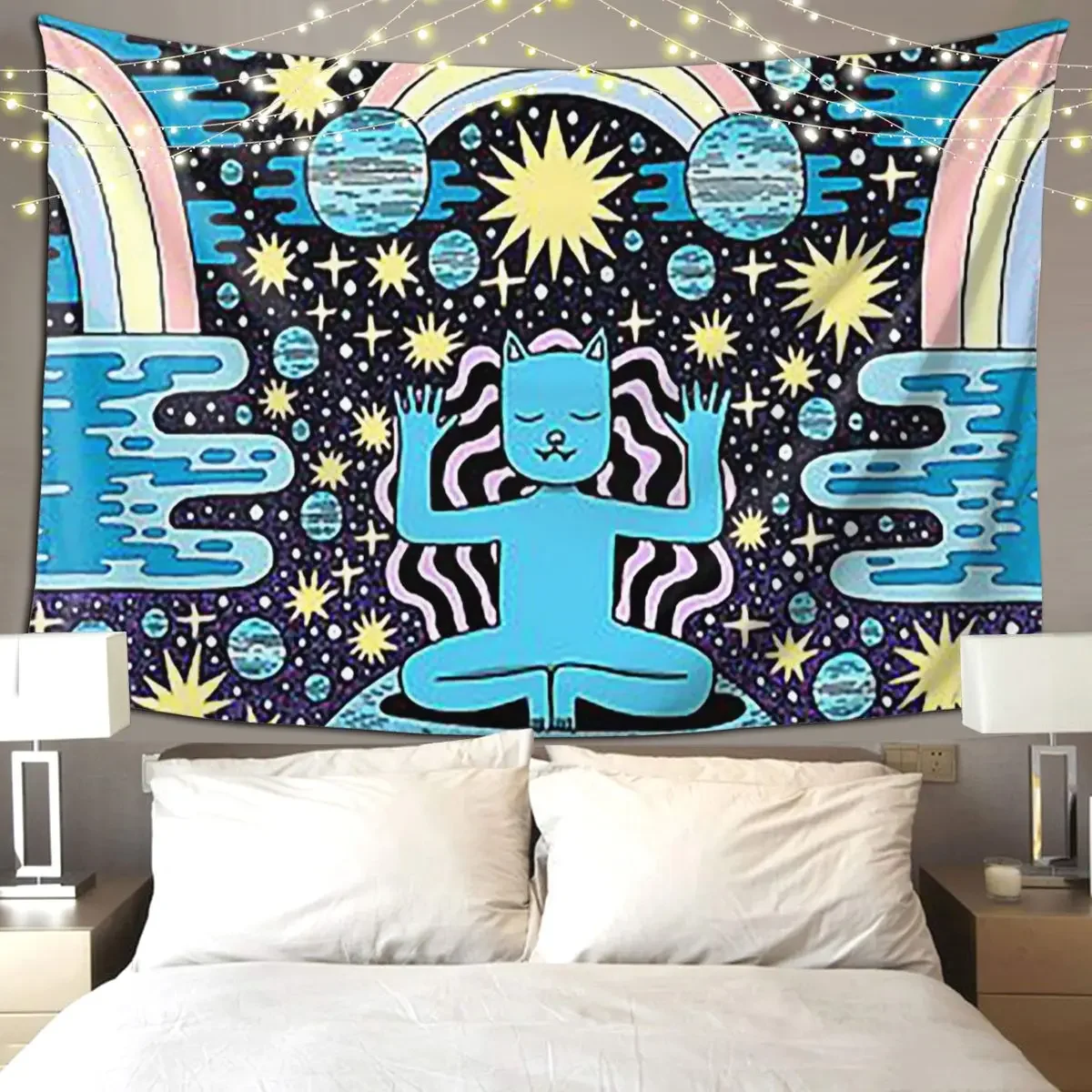 

Chill Ou Tapestry Art Wall Hanging Aesthetic Home Decor Tapestries for Living Room Bedroom Dorm Room