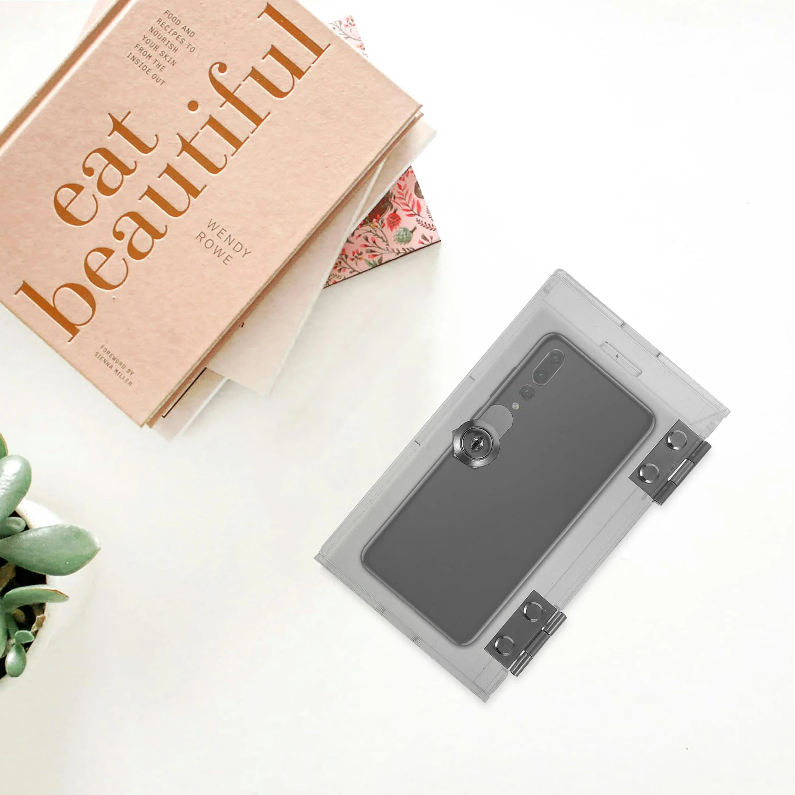 

Clear Cellphone Lock Box For Students Portable Phone Jail Transparent Phone Locker Compatible With Most Smartphones
