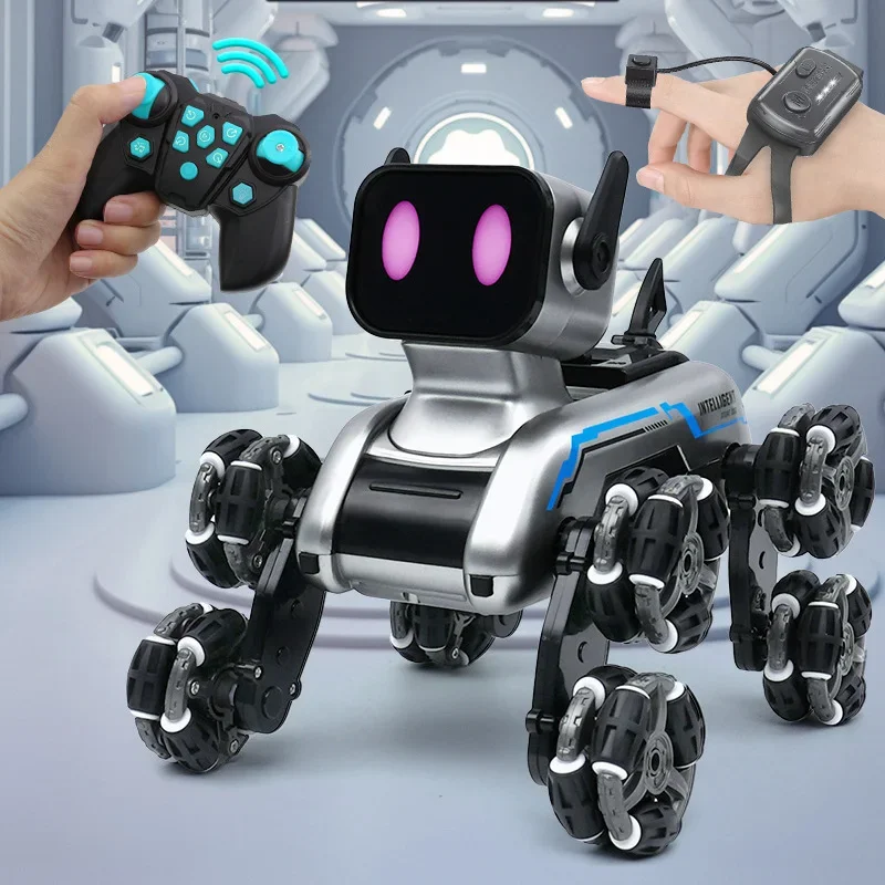 Adjustable Educational Robot Dog For Home Use Intelligent AI Robot With Multi Functional Features