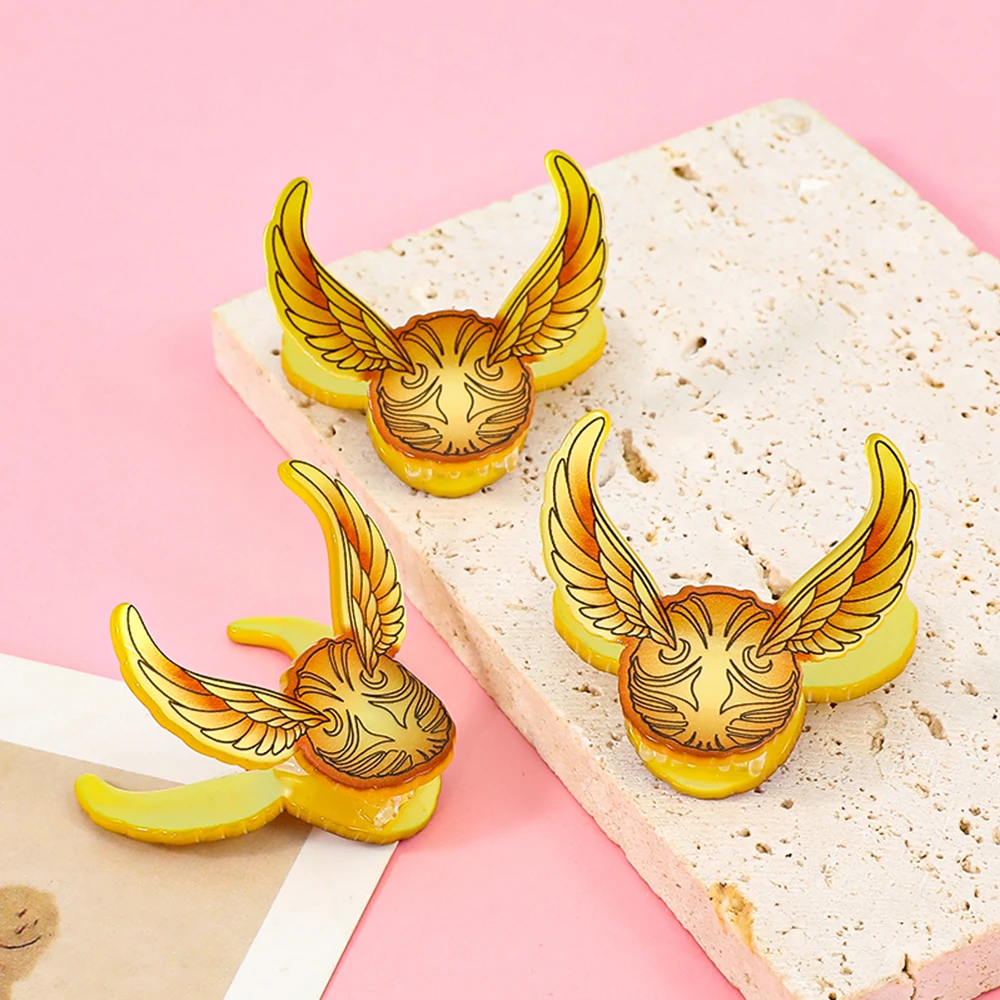 Horquilla de cucina dorada con temática de Harry Potter, horquilla pequeña multifuncional, 3 uds.