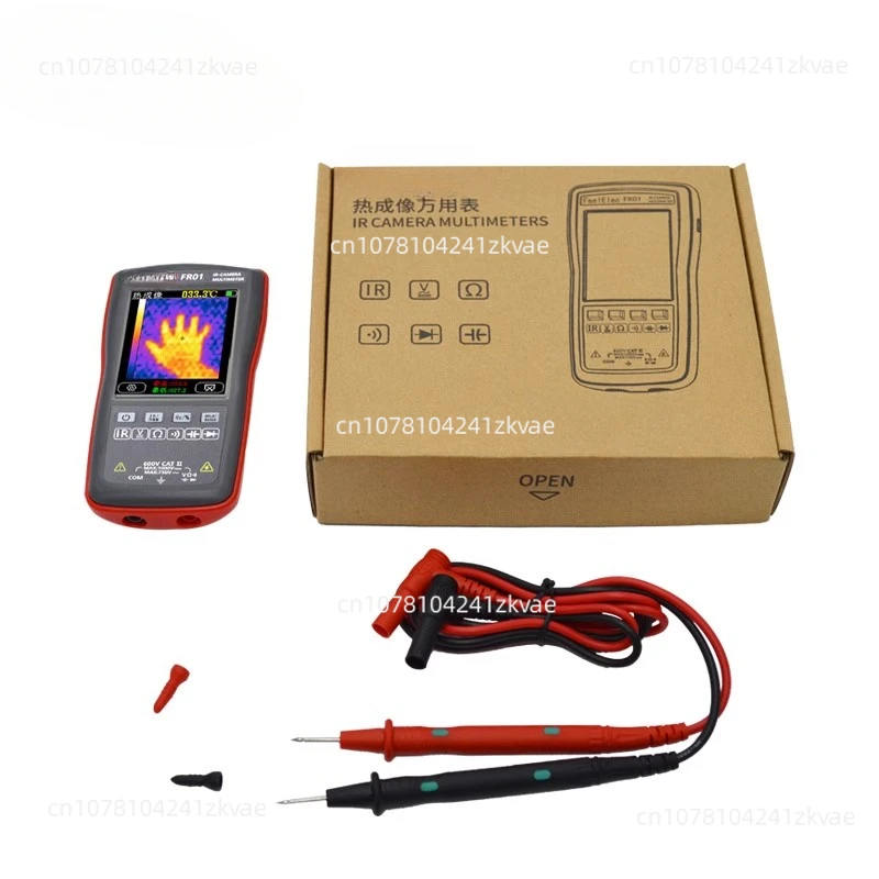 120*90 Resolution Thermal Imaging Multimeter Lithium Battery with Chart Function