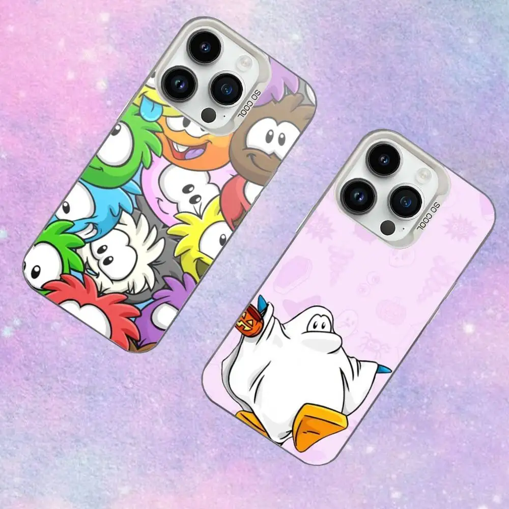 

C-Clubs Game P-Penguin-ns Phone Case For iPhone 16,15,14,13,12,11,Mini,Pro,SE,MAX White Matte Shockproof Cover