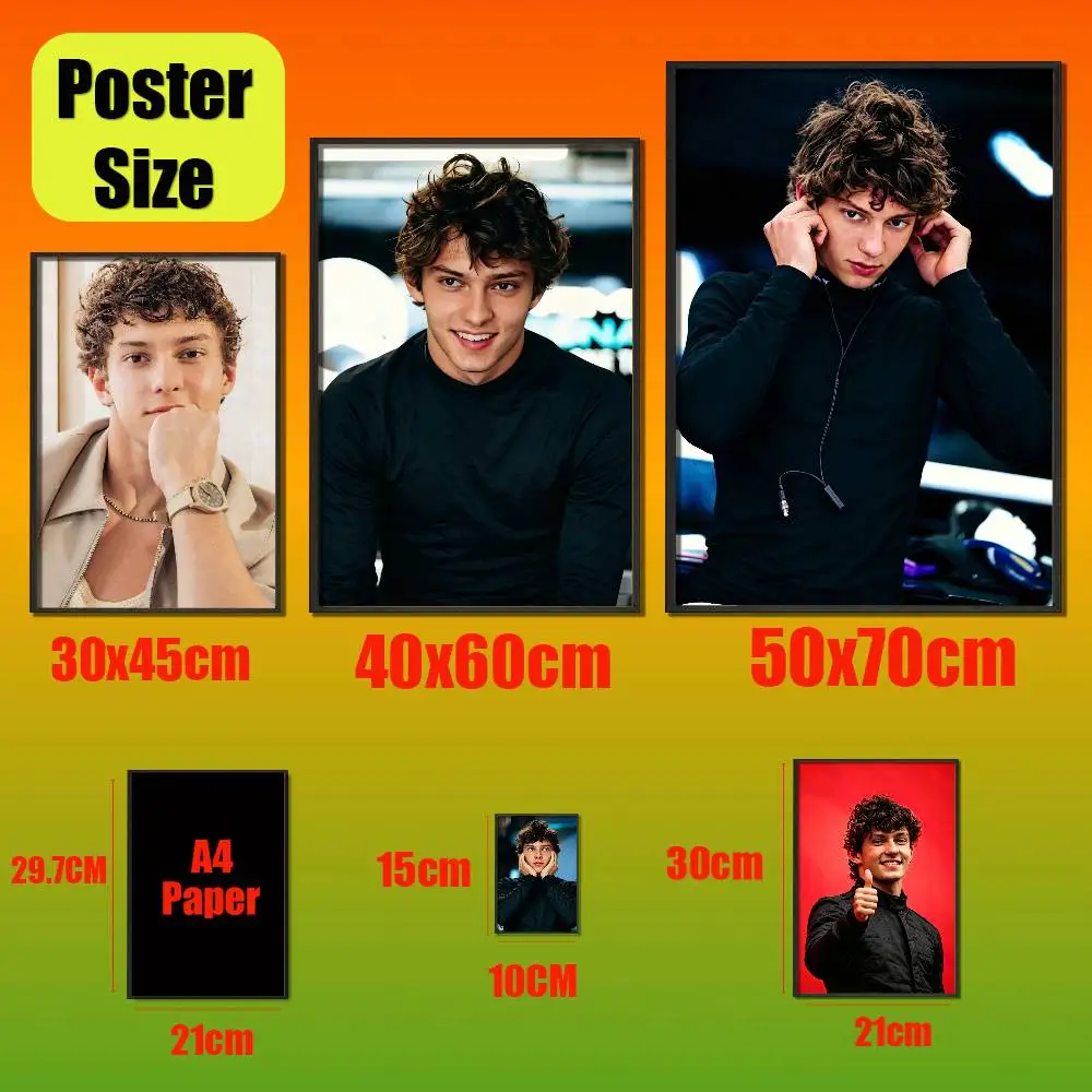 For Andrea Kimi Antonelli Poster Cover Wall Murals Home Custom Self-adhesive Decoration Sticker Playbill Film