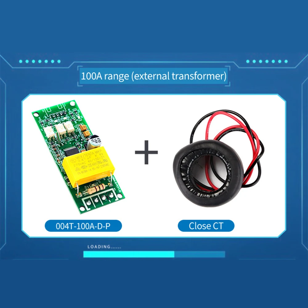 Multifunction AC Digital Meter 0-100A 80-260V Watt Power Volt Amp Current Test Module PZEM-004T For Arduino TTL COM2\\COM3\\COM4