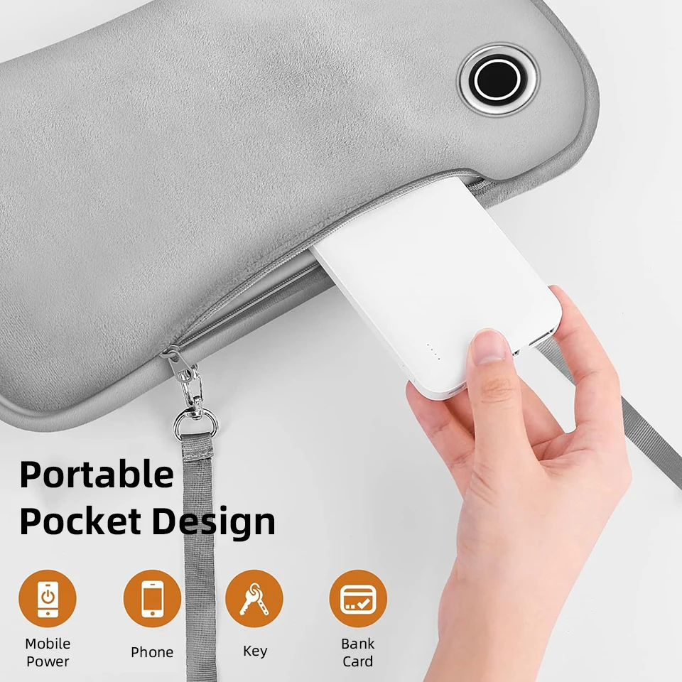 Ultimate Warmth Companion 2-in-1 Rechargeable Heated Gloves Heating Pad 3-Level Heating for Office Home and Outdoor Activities