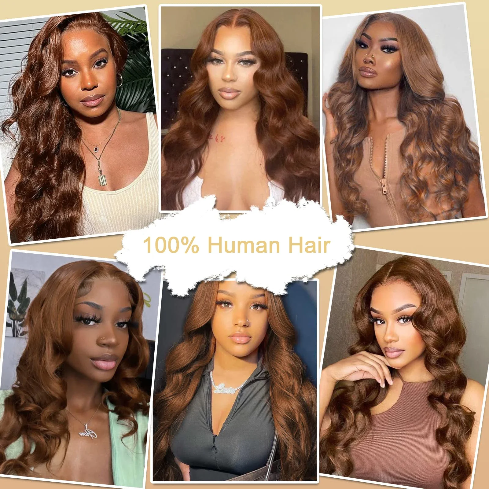 220% densité 36 pouces chocolat brun vague de corps 13x6 dentelle avant perruques de cheveux humains 13x4 dentelle frontale perruque brésilienne Remy cheveux perruque