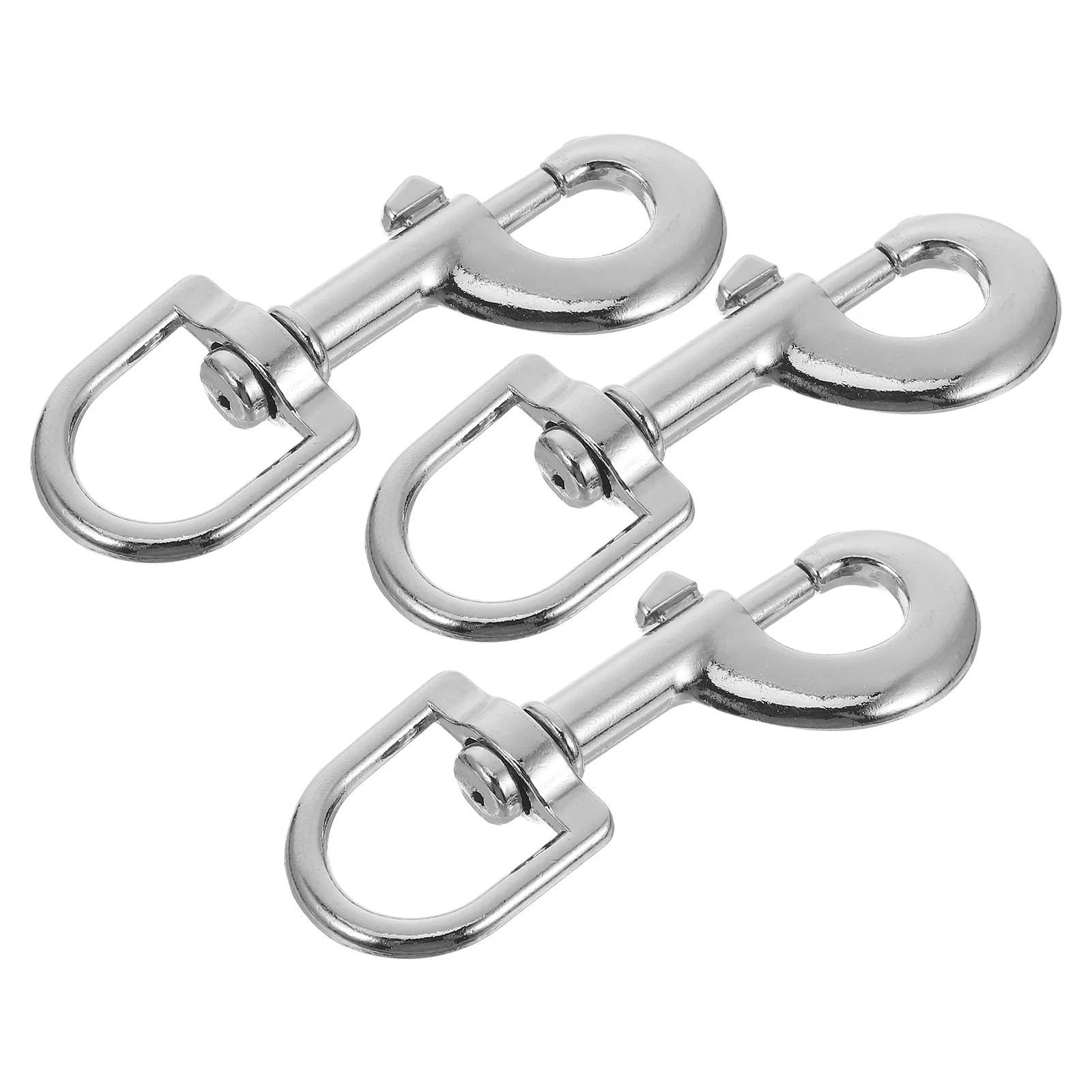 3Pcs Heavy Duty Zinc Alloy Dog Leash Buckle Clips Swivel Snap Hooks Electroplated Metal Clasp for Pet Leash Carabiner