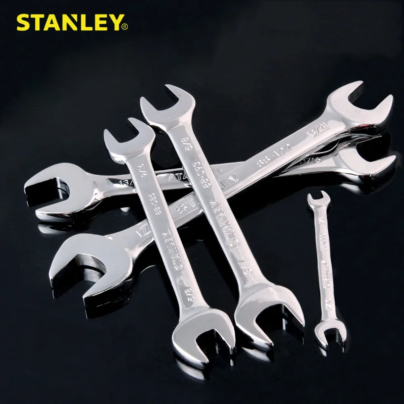 Stanley Inch Combination Wrench Open End Combine Double Head Torque Spanner 1/4  5/16 3/8 7/16 1/2 9/16 5/8 To 7/8 for Mechanics