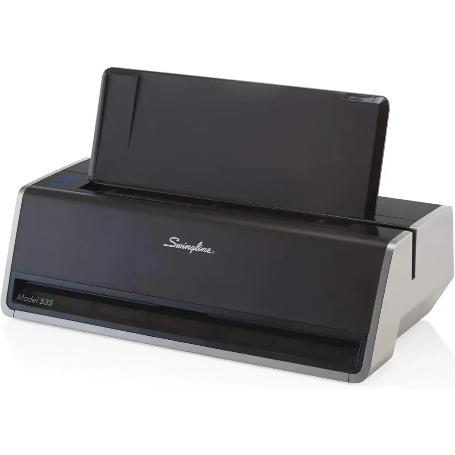 

Электрический дырокол с функцией 3 отверстия для до 28 листов, высокая емкость, три кольца, устойчивая к загрязнениям конструкция, сенсорный экран I