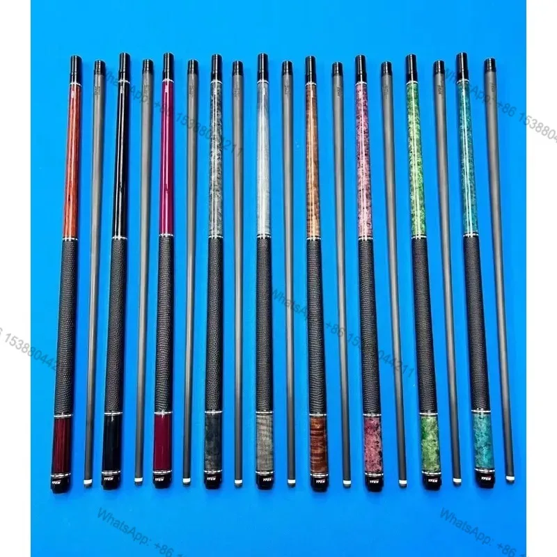 Hot Sale Durable Pool Cue Jianying Yfen Full Carbon Stick Billiards 1/2 Split Cue Snooker Cue