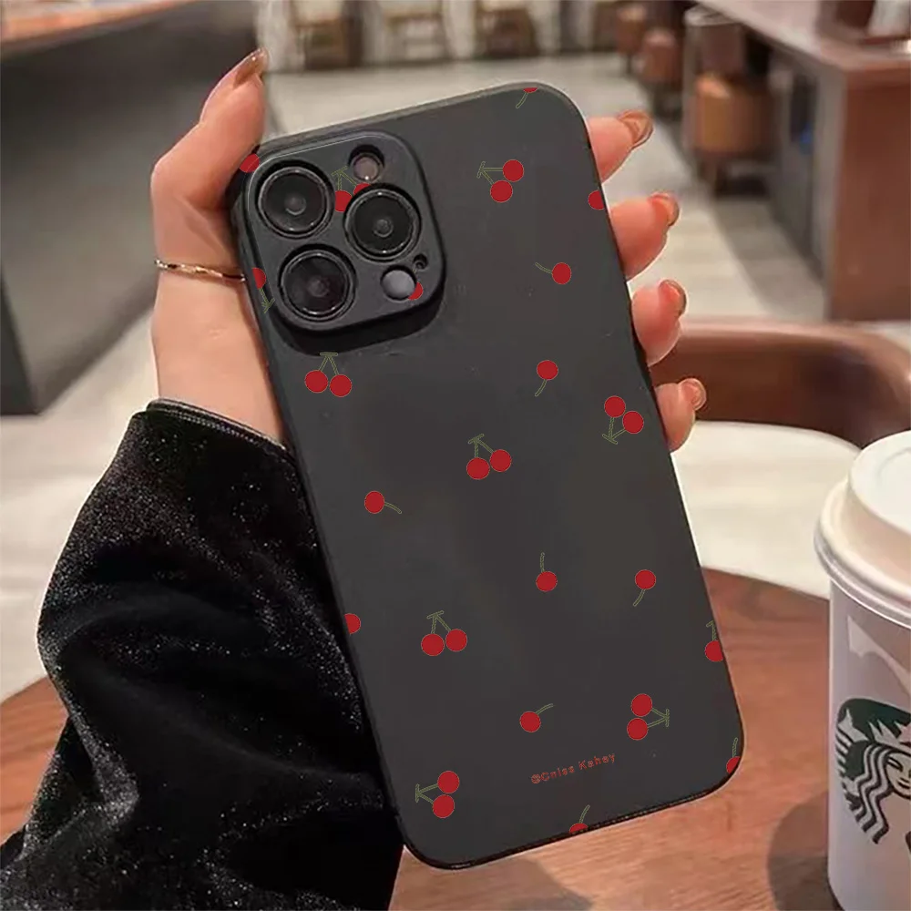 Cherry Bow Flower Pattern Phone Case For Infinix Hot 40 Pro 50 40i 30 Note 40 40X 30 20 12 Smart 9 8 7 Spark 30 20 30C G0 Cover