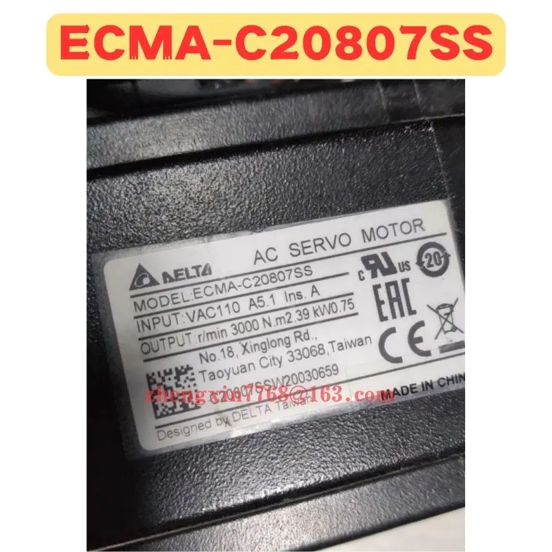 Imagem -02 - Servo Motor Novo Original Ecma-c20807ss