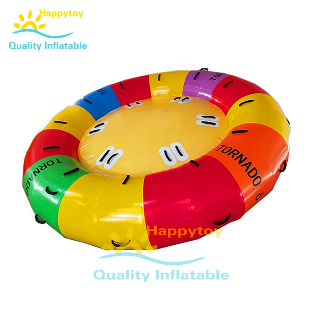 Funny Water Play Towing Inflatable Disco Boat Towable Inflatable Spin Saturn