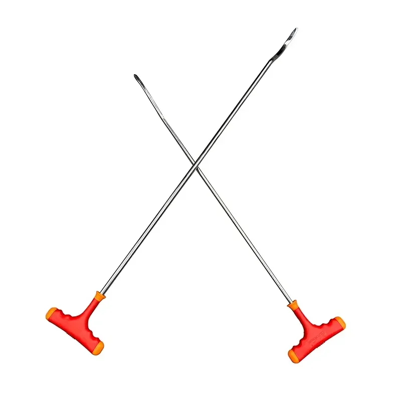 Stainless Steel PDR Dent Repair Hook Tool Electroplated Shiny Crowbar Special Shape Auto Body Paintless Removal Kit