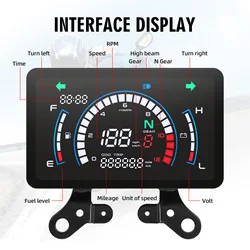New Motorcycle Instrument Modification LCD Instrumen RPM Mileage Digital Dashboard For Honda EX5 Dream/EX5 Ipowed