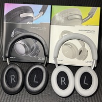 New product in stock direct sales QC55 Ultra wireless Bluetooth headset ear tips with leather bag