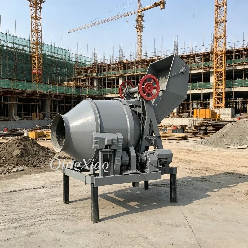 FOB Price Heavy Duty Cement Mixer Thick Durable Steel Stable Mixing Construction Road Building Large Scale Mortar Processing
