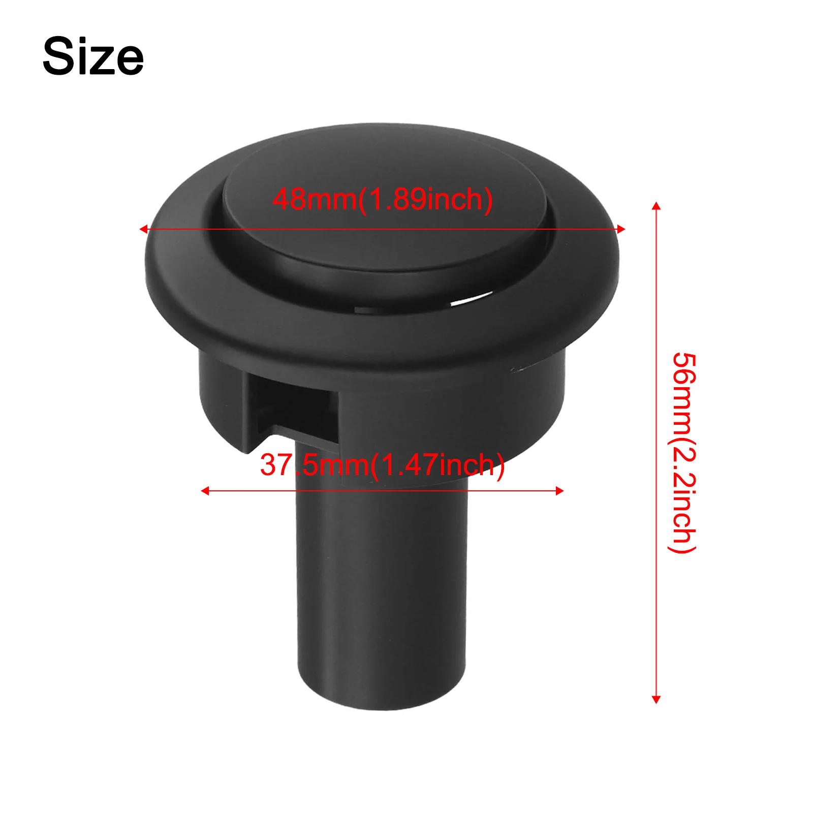 

Обновление ванной комнаты Кнопка для унитаза Кнопка бачка Хромированная кнопка смыва унитаза Компактные размеры Интуитивный механизм