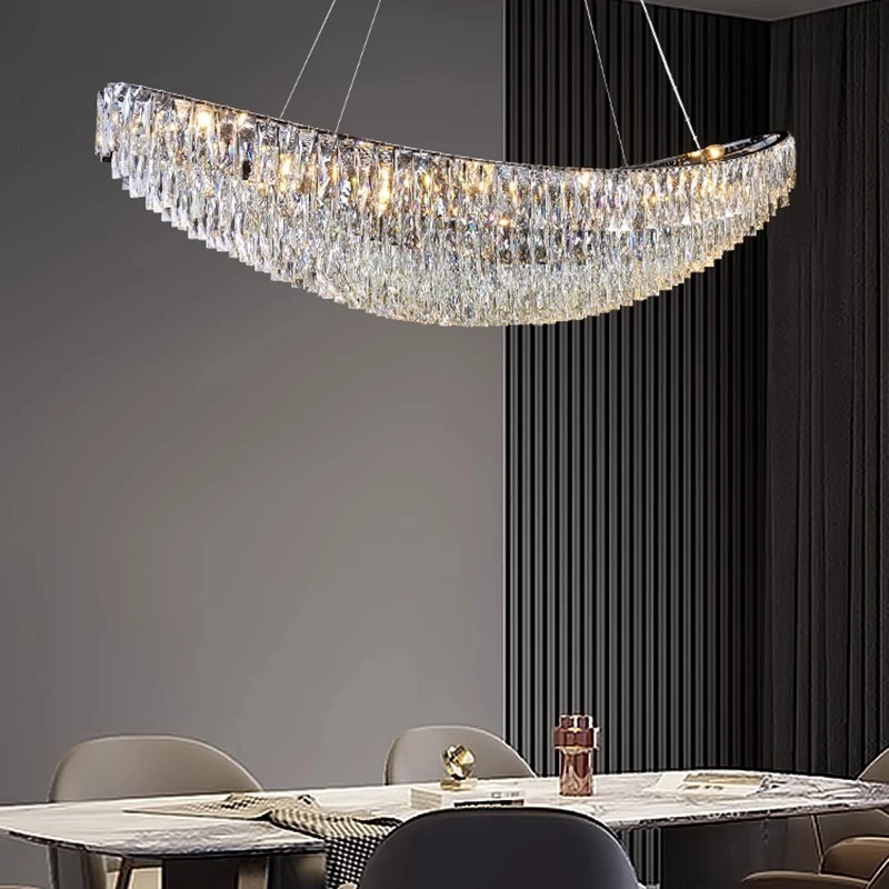 

home decorationPendant lights, luxury crystal living room chandelier, dining room Pendant lamp, ceiling light, indoor lighting