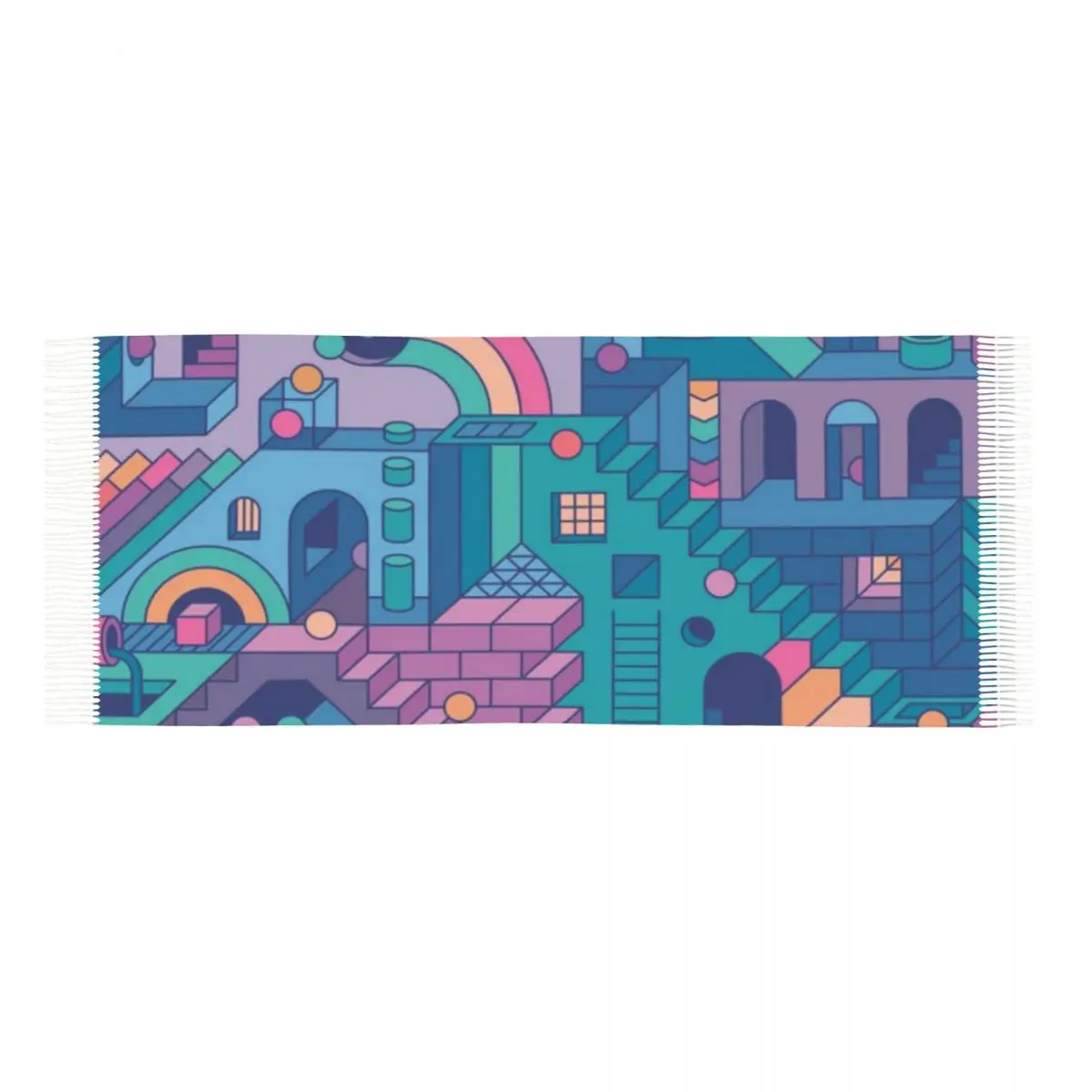 Scialle Una sciarpa con nappe