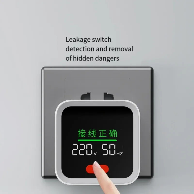 Safe and Durable ST2 Socket Detector Intelligent Power Inspector Zero Live Wire Electric Detector Power Detector