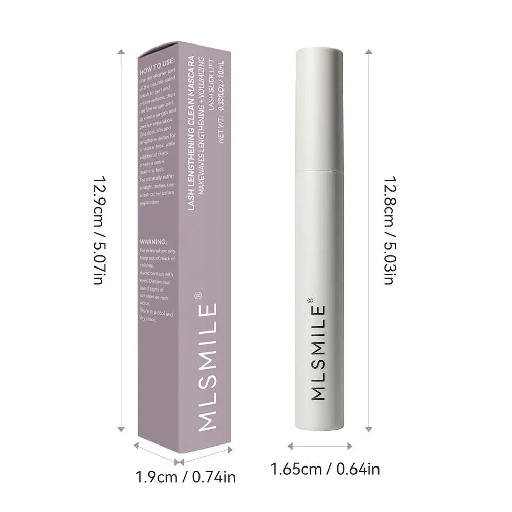 Mascara crème pour les yeux noir, brosse à cils double face, curling et étirement, ciel étoilé, imperméable, réglage naturel des cils