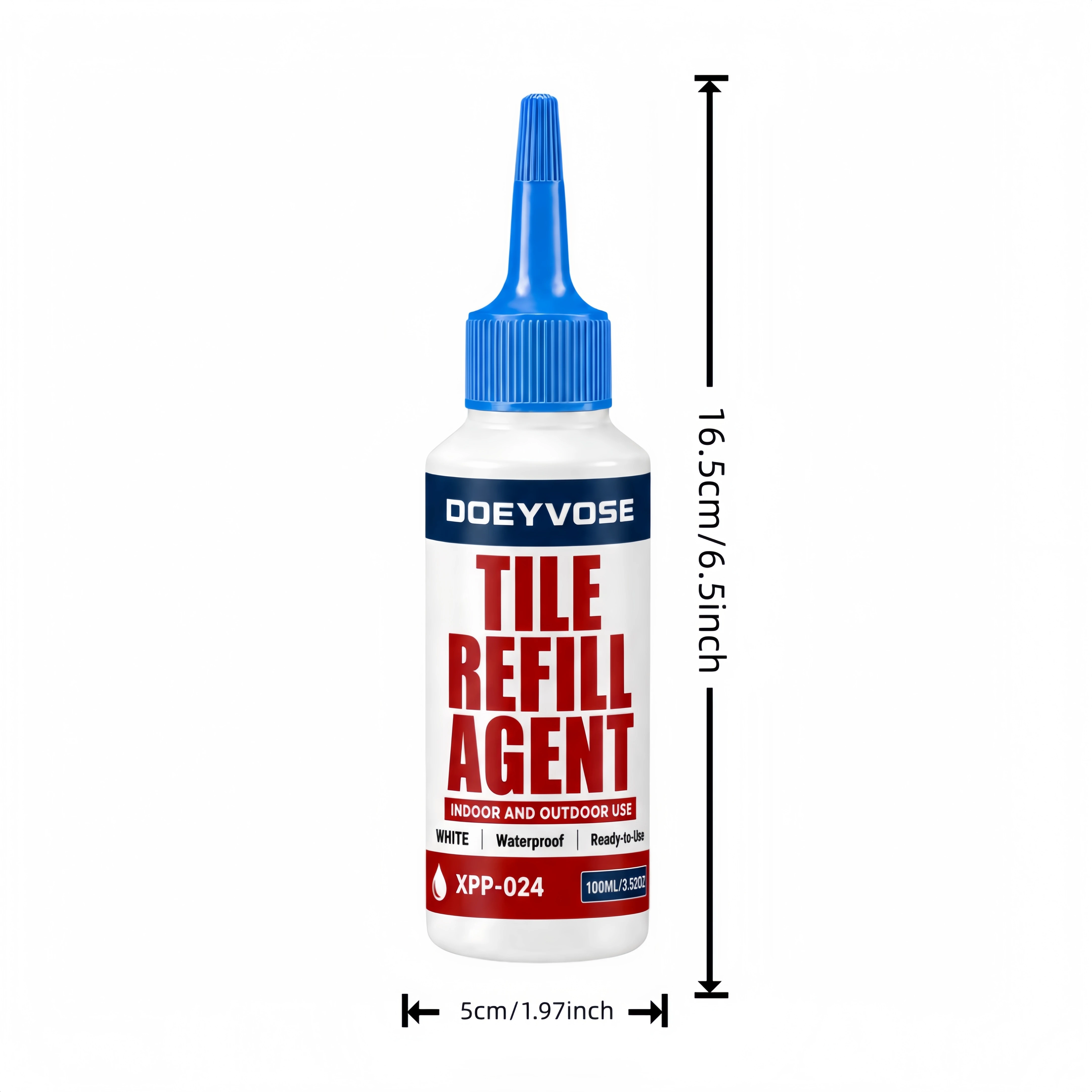 100ml Tile Beauty Grout Sealant Waterproof Anti-Mold Tile Gap Filler for Bathroom Kitchen Floor Wall DIY Repair