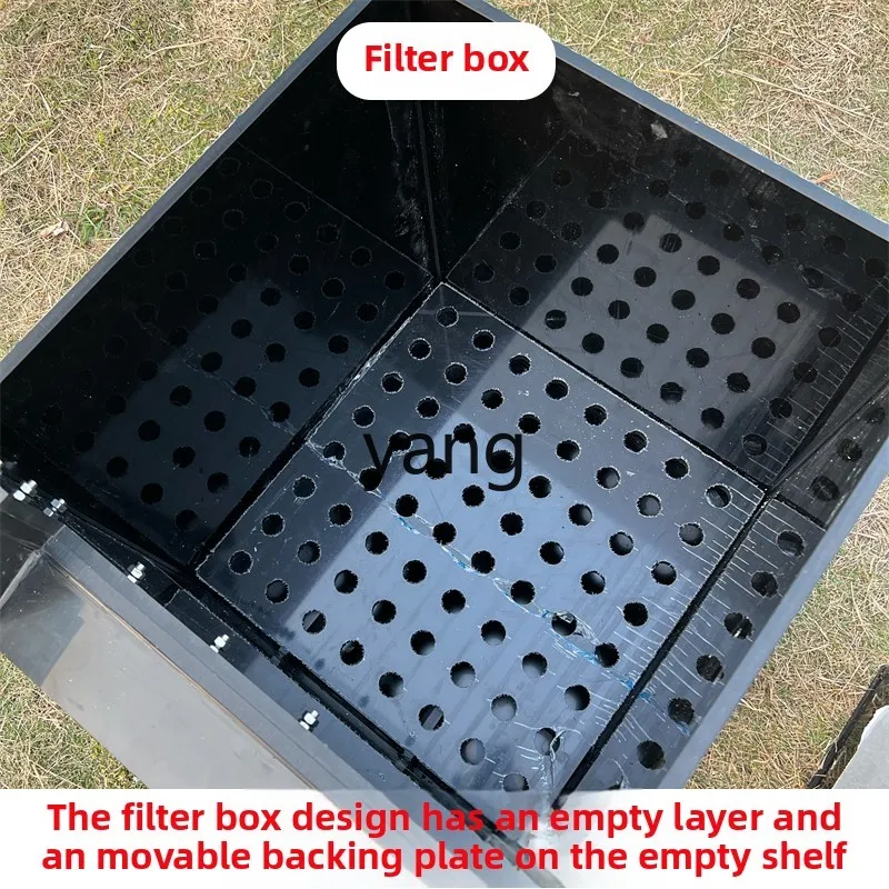 LTT black fish and plant symbiosis filter box swamp filter ecological fish pond outdoor koi pond