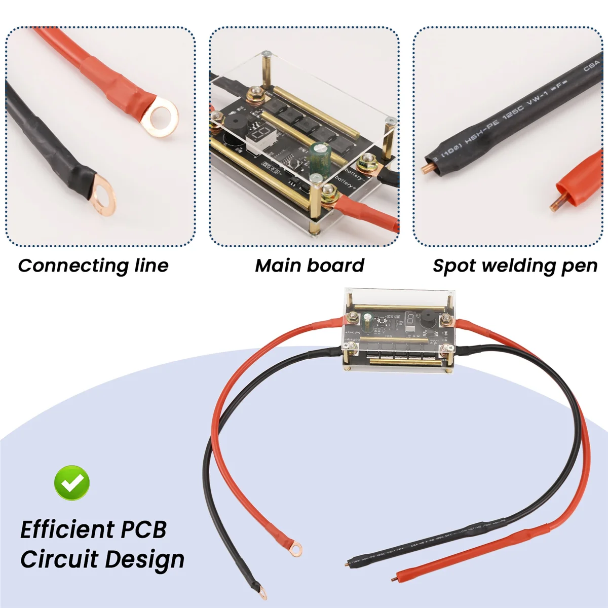 12V Spot Welder Battery Energy Storage Spot Welding Machine PCB Circuit Board Welding Equipment