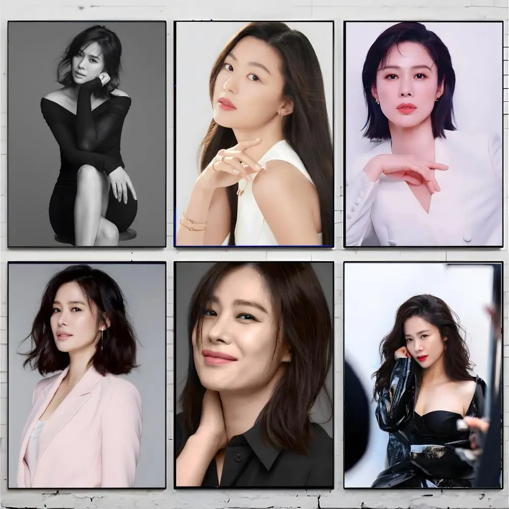 veteran korean actress K-Kim Hyun Joo Poster Superior Home Space Pub Indoor Decorative Art & Home Decor