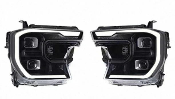 منتج مخصص: Sui for 2022 Ranger المصباح الأمامي المزدوج عدسة المصباح الأمامي الأبيض ضوء النهار الجري #1