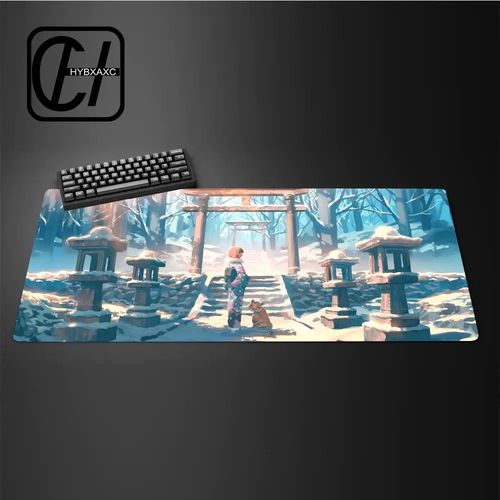 

Large Mouse Torii Mat Gaming Mouse Pad Big Gamer HYB XXC Japanese Deskmat Rubber Keyboard Mats Desk Pad Art Mouse Pad 900x400