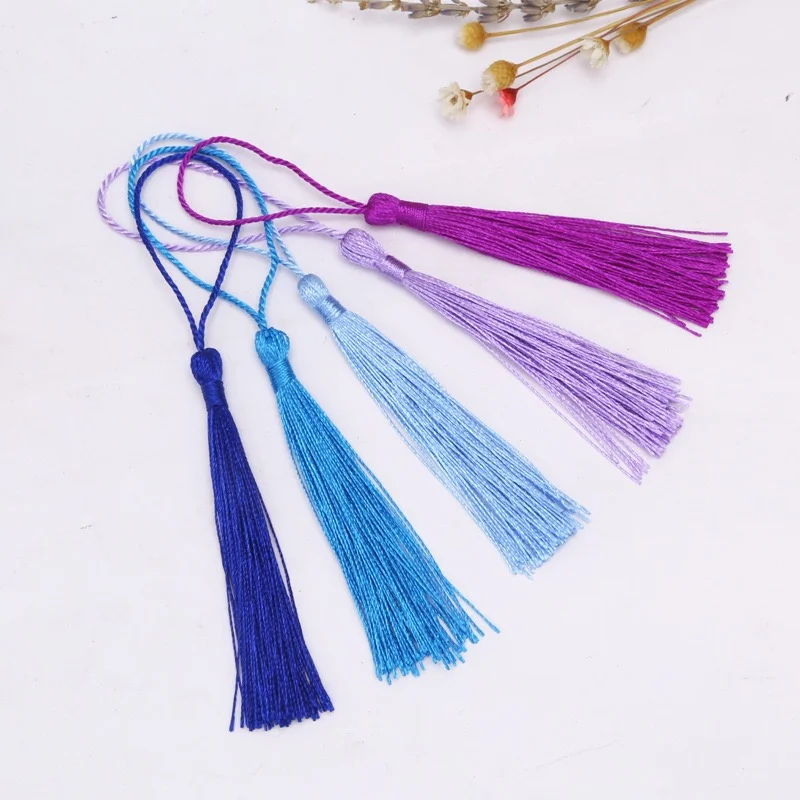 

5000Pcs Polyester Tassels Crafts Keychain Bookmark Pendant Jewelry Finding Tassels For Home Textile DIY Clothing Accessories New