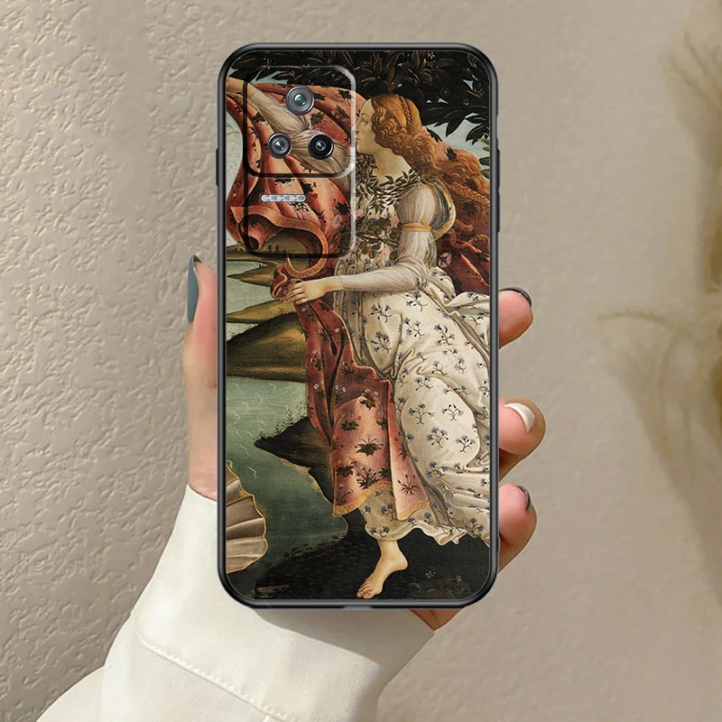 Art Paintings The Birth Of Venus Case For Xiaomi 17 Pro Max 15 14T 15T 17T Pro POCO F9 Ultra F5 F6 F7 F8 X7 X5 X6 X8 Pro Cover