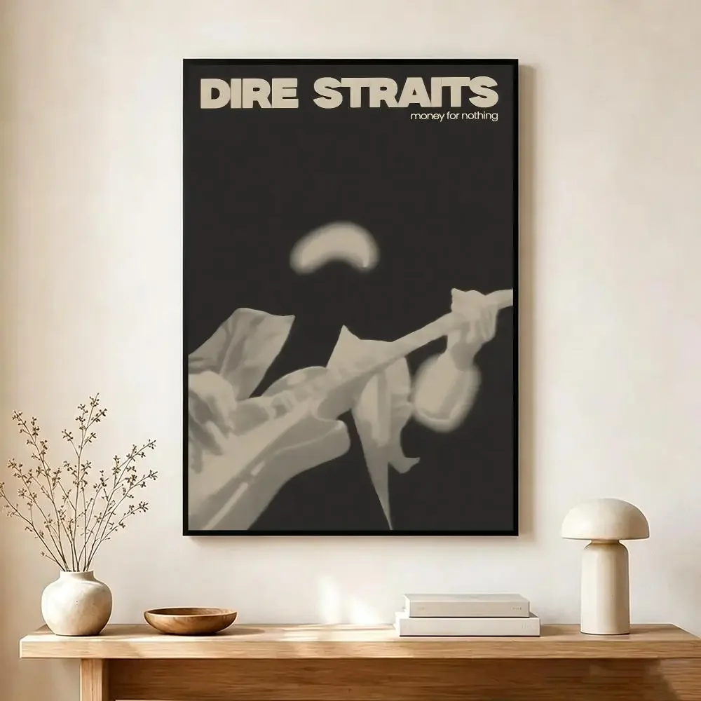 Music Rock D‑Dire Straits Poster Wall Art Print Decorative Mural Home Decor Gift Unframed