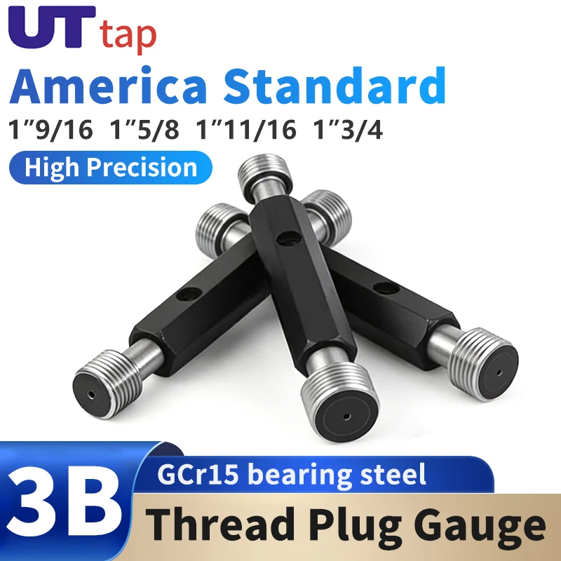 1pcs-3b-1''9-16-1''5-8-1''11-16-1''3-4-un-unc-unf-uns-unef-american-standard-thread-plug-gauge-steel-mer-cury-gage