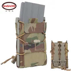 Tasca portariviste tattica da 5.56mm Taco modulare MOLLE PALS Mag Bag fucile caccia accessori softair su misura lotta leggera malizia clip