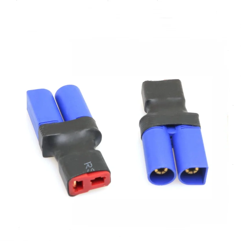 2PCS EC5 Male Female to EC3 XT60 Deans T Plug Male Female No Wire Connector Plug Adapter for RC FPV Vehicle Lipo Battery Esc