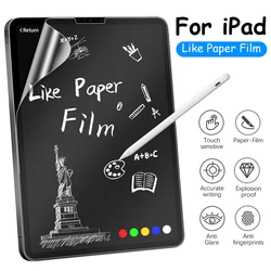 Like Paper Film Screen Protector for Apple iPad 12.9 6th 5th 4th 3th 2th 1th gen 2022 2021 2020 2018 2017 2015 Matte Film Writer